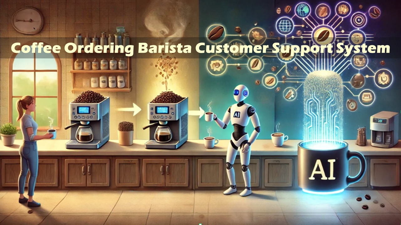 Coffee Ordering Barista Customer Support System screenshot