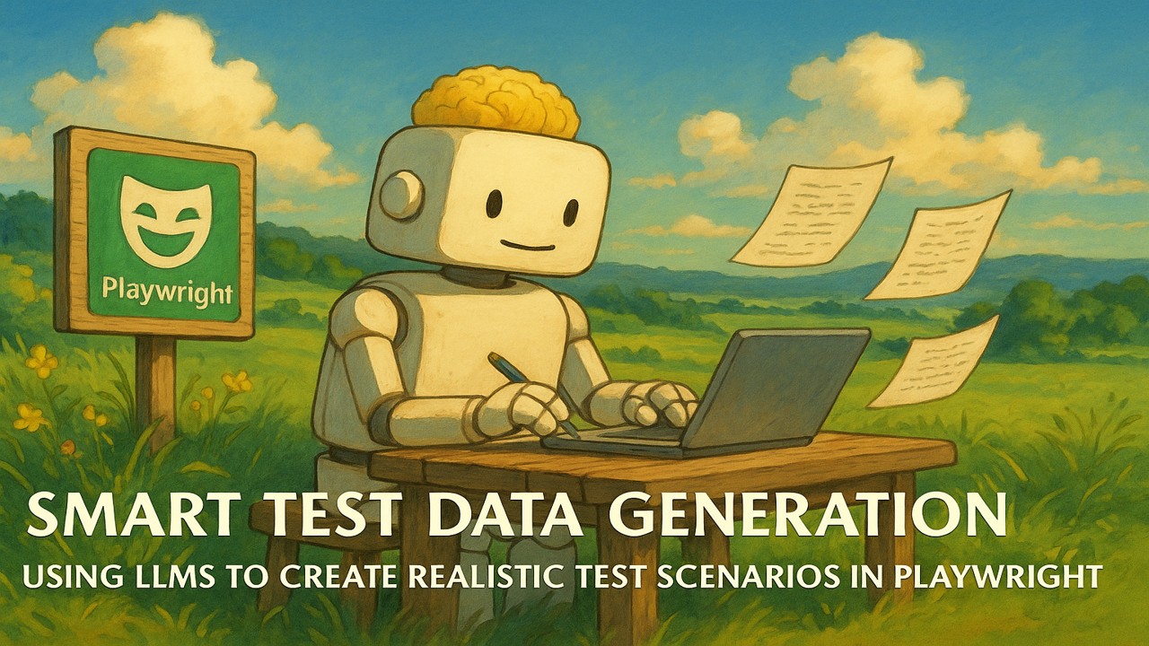 Smart Test Data Generation with LLMs and Playwright
